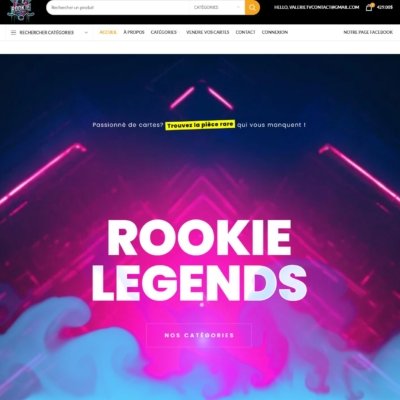 Rookie Legends - Boutique en ligne vente de cartes rares et Funko Pops