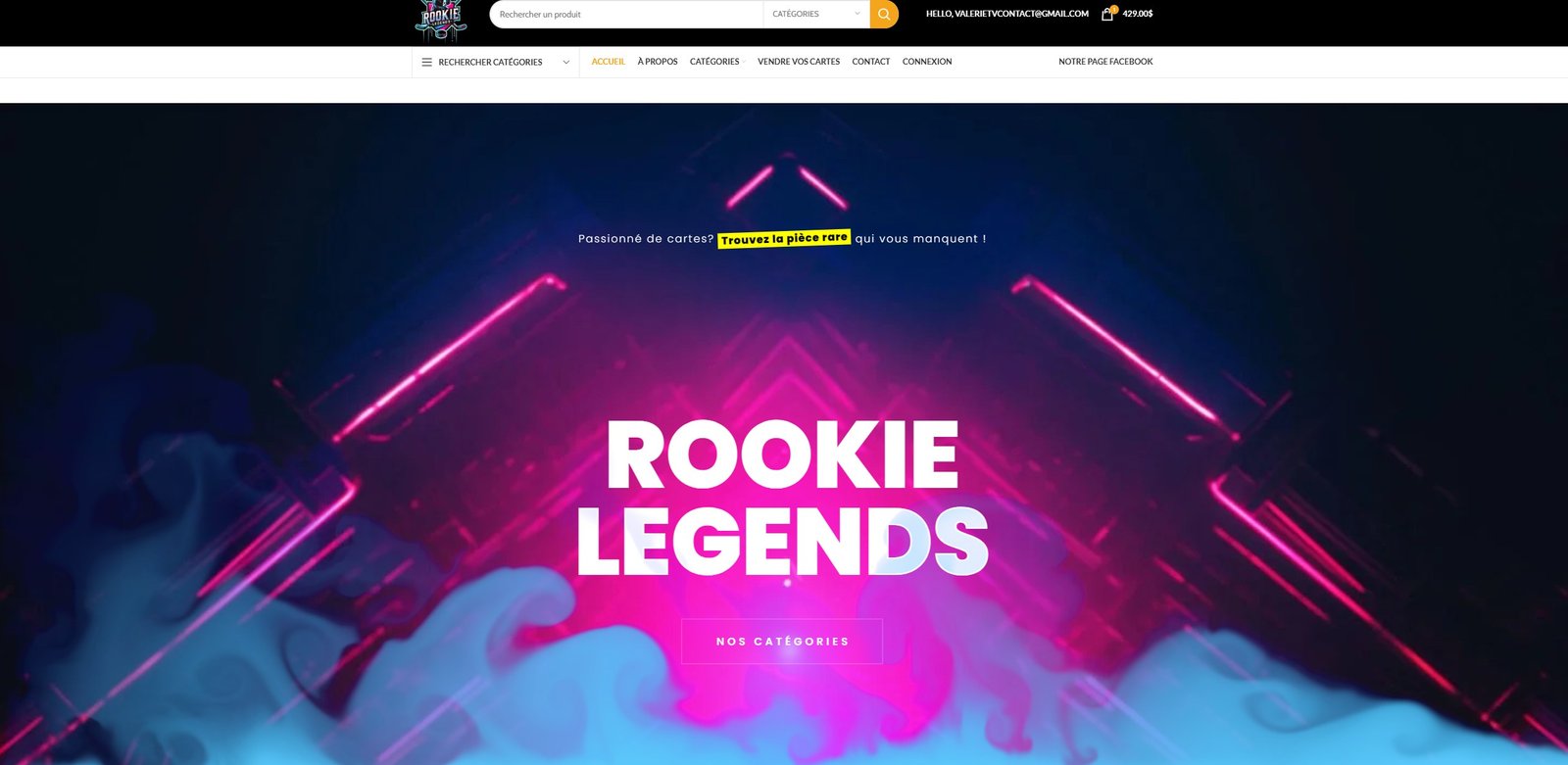 Rookie Legends - Boutique en ligne vente de cartes rares et Funko Pops